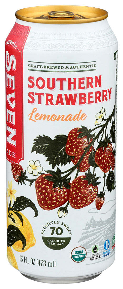 Seven Teas Lemonade Southern Strawberry 16 Fl Oz