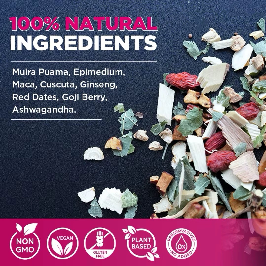 LIBIDO Booster Herbal Tea for Women Natural Blend 10 Tea Bags