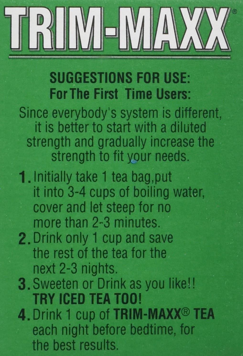 Body Breakthrough Trim Maxx Tea, Original 30 Count – All Natural Weight Loss Tea