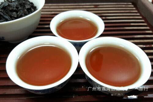Pu Er Gongting Ripe Puer Brick Tea Aged Cooked Pu-erh Tea 500g Bamboo Leaf Pack