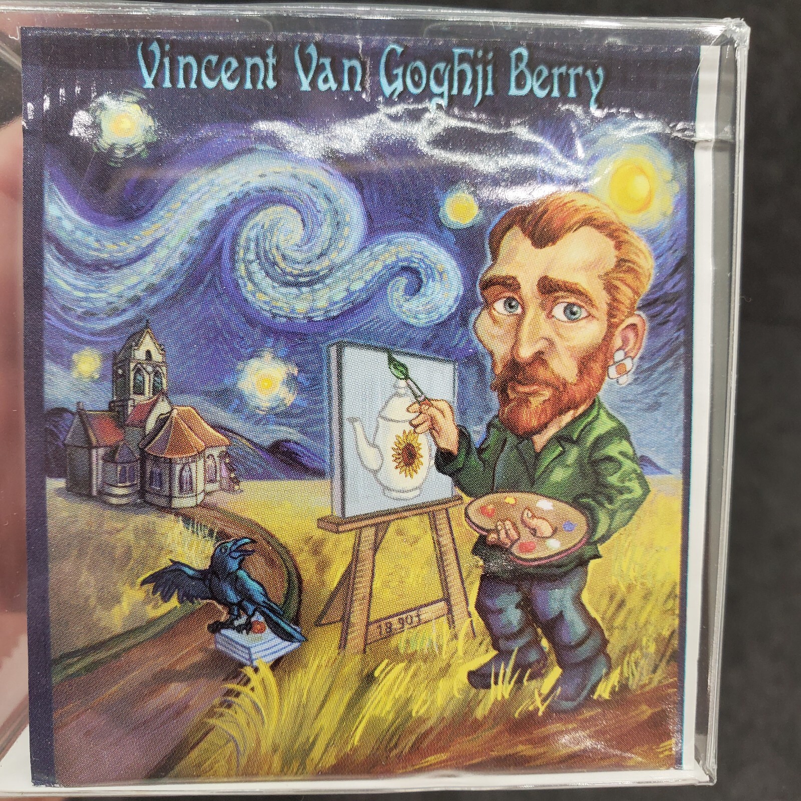 Vincent Van Goghji Berry Tea Bags in Clear Cube The Tea Book Best by 11/26