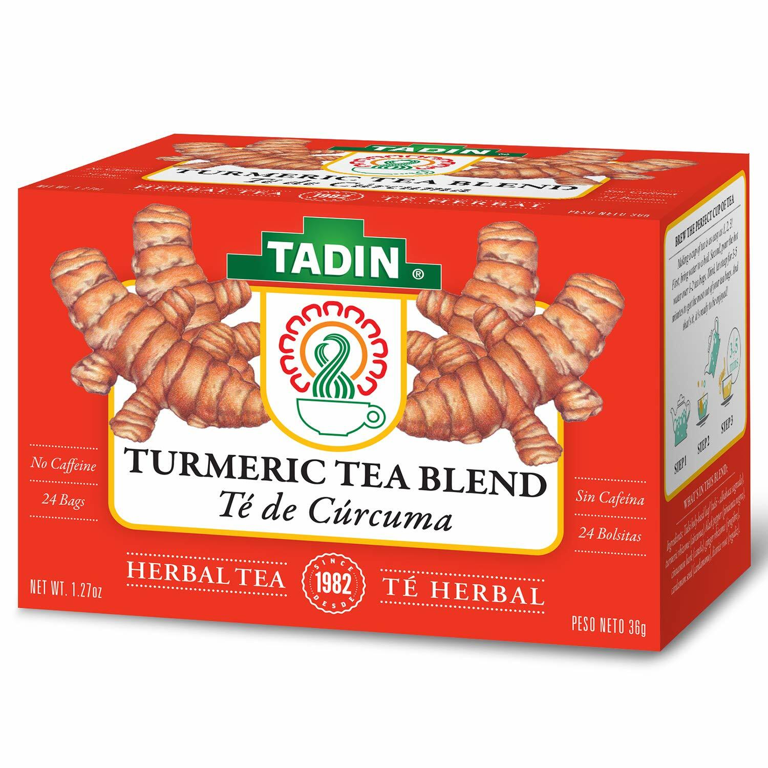 TADIN TURMERIC Té de hierbas sin cafeína