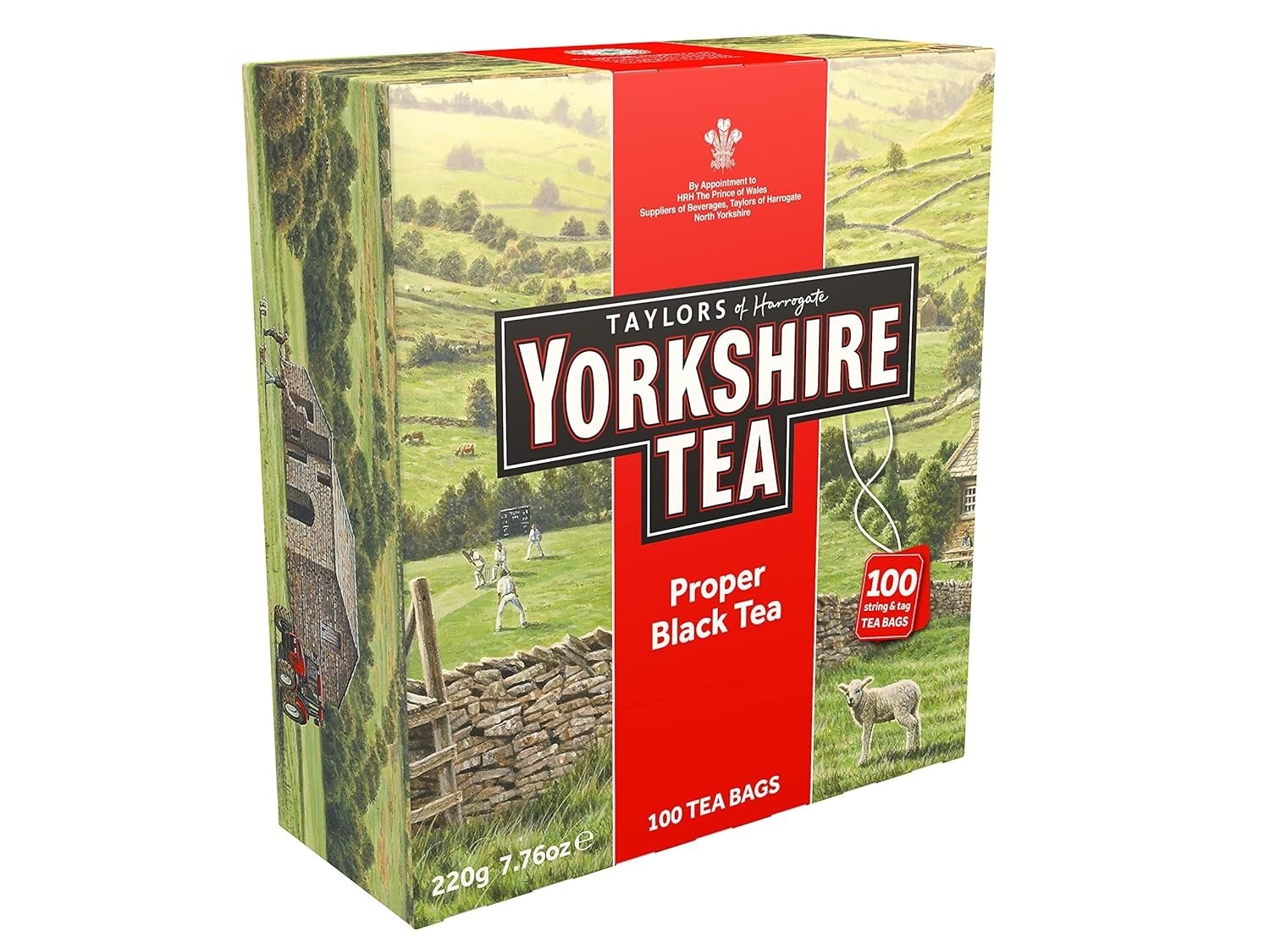 Yorkshire Red Classic British Breakfast Tea Bags – 100 Count — Rich & Satisfying