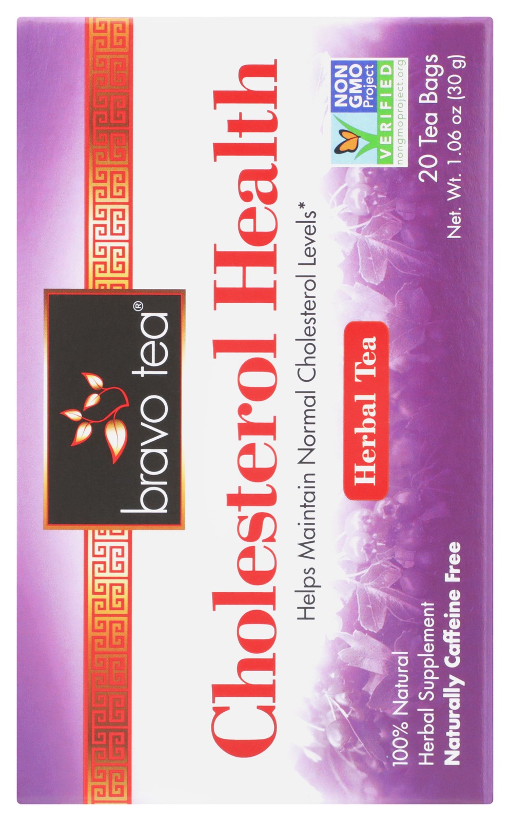 Bravo Tea Cholesterol Health Herbal 20 Bags 3 Pack