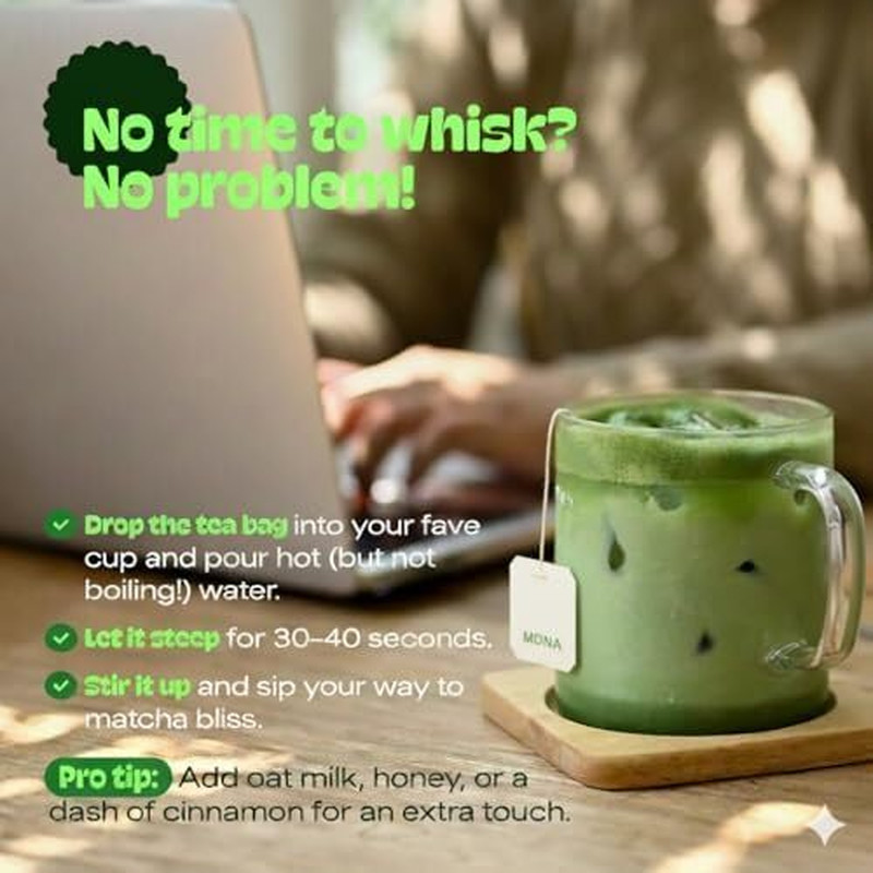 Matcha Teabags Matchadna Certified Organic Matcha Green Tea by – 100 Teabags