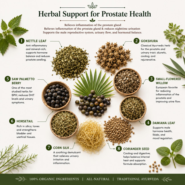 PROSTATE TEA- Reduces inflammation of the prostate gland & frequent urination