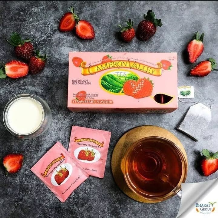 Cameron Valley Strawberry Tea – 2 Boxes (50 Bags) – Malaysia – Free Shipping