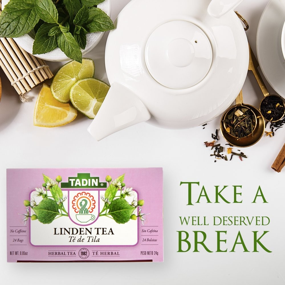 Tadin Tila Herbal Tea, Linden 24 ea ( Pack of 4 )
