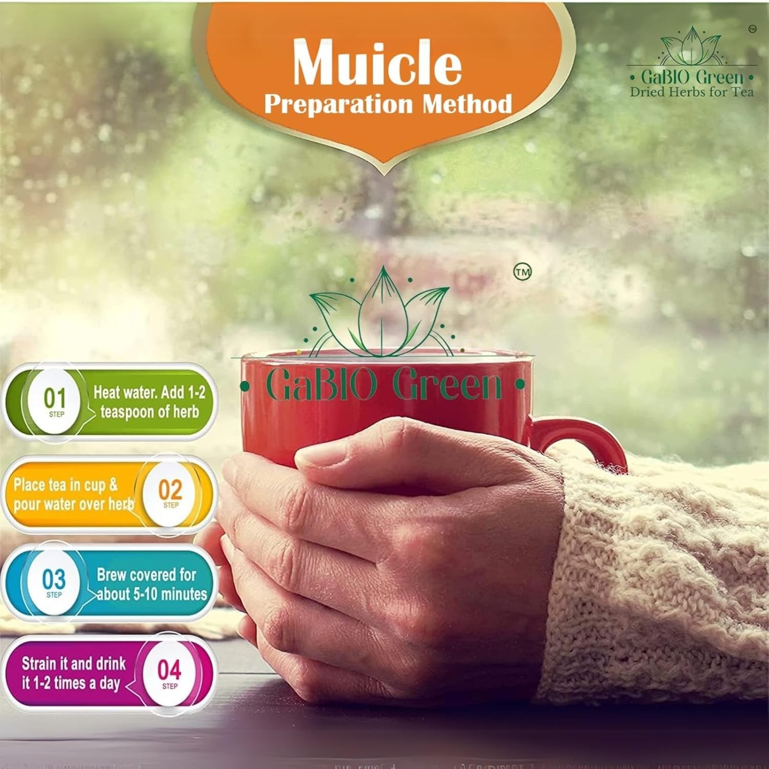 Muicle Mexican Honeysuckle Hierba tea 2 oz 100 % natural 2 Ounce (Pack of 1)