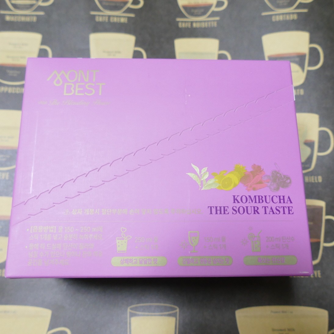 Montbest Kombu Tea, 4 Sour Flavors, Individually Packaged 40 pieces