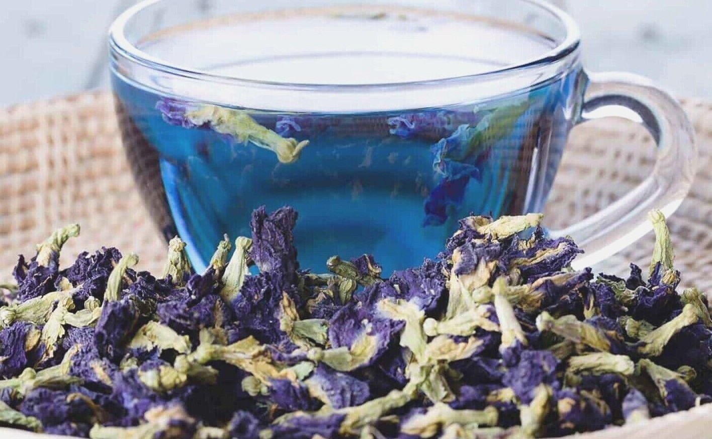 Organic Butterfly Pea Flower Dried ~ Freshly Packed USA Free Ship