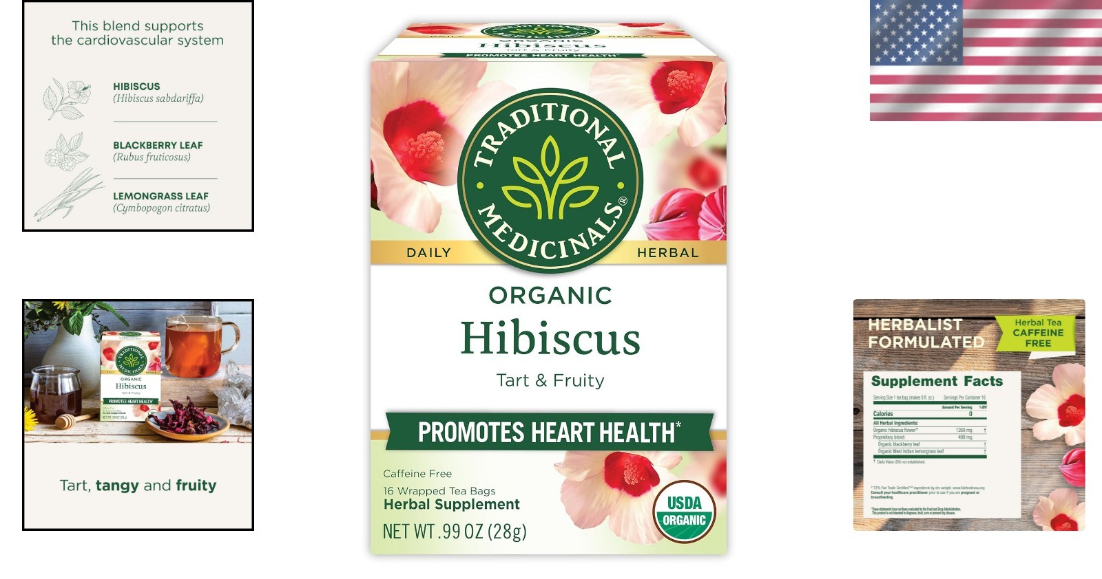 Mindfully Made Organic Hibiscus Tea – Fruity Flavor for Daily Health Rituals