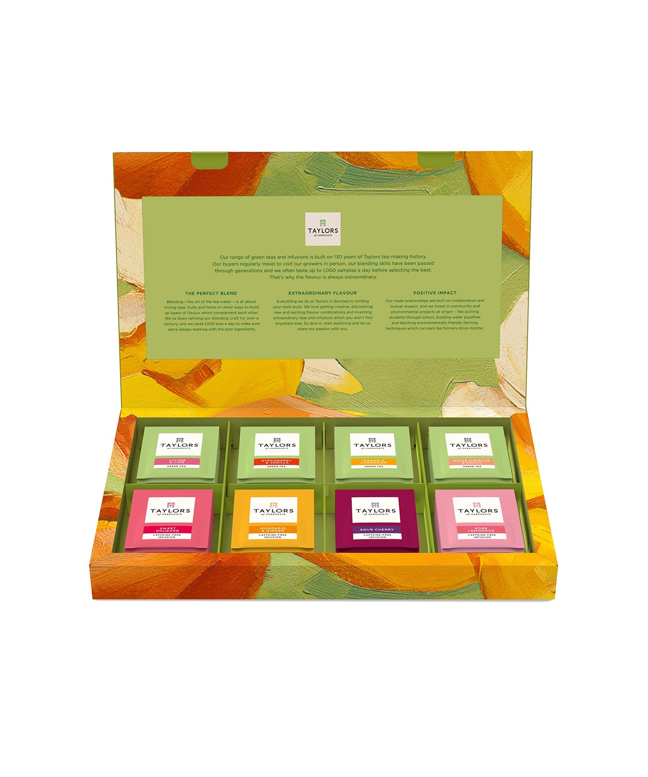 Taylors of Harrogate Green Tea, Herbal Infusions & 48 Count (Pack 1)