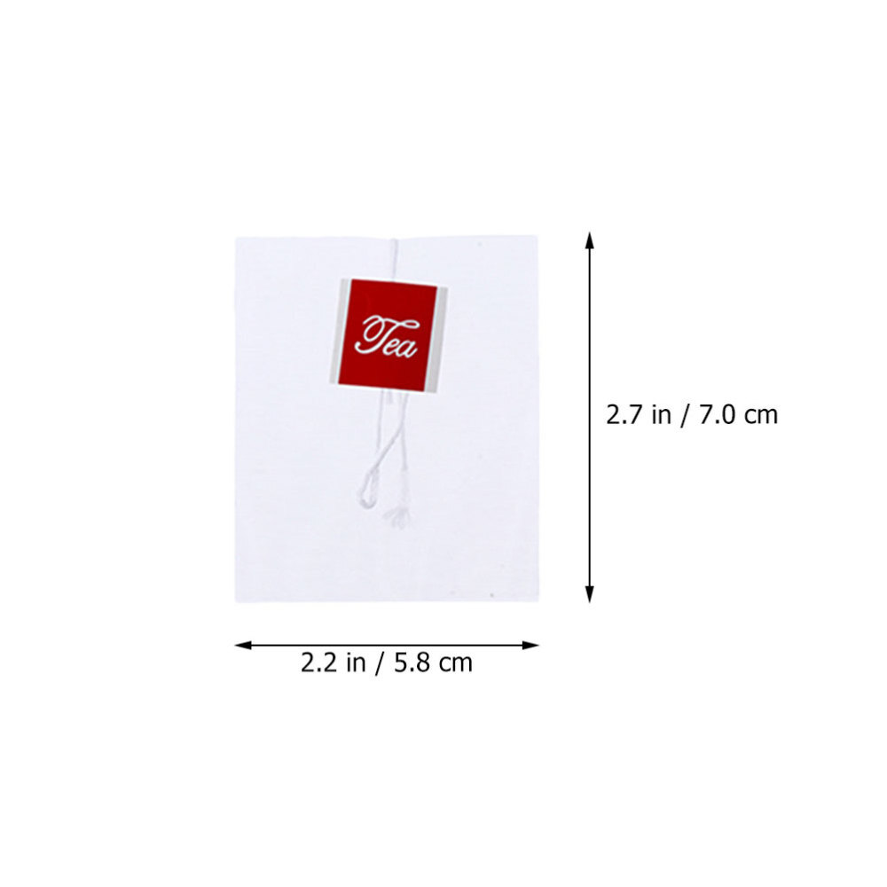 100pcs coffee filter bag Empty Portable Small Tea Pouches Loose Tea Bags