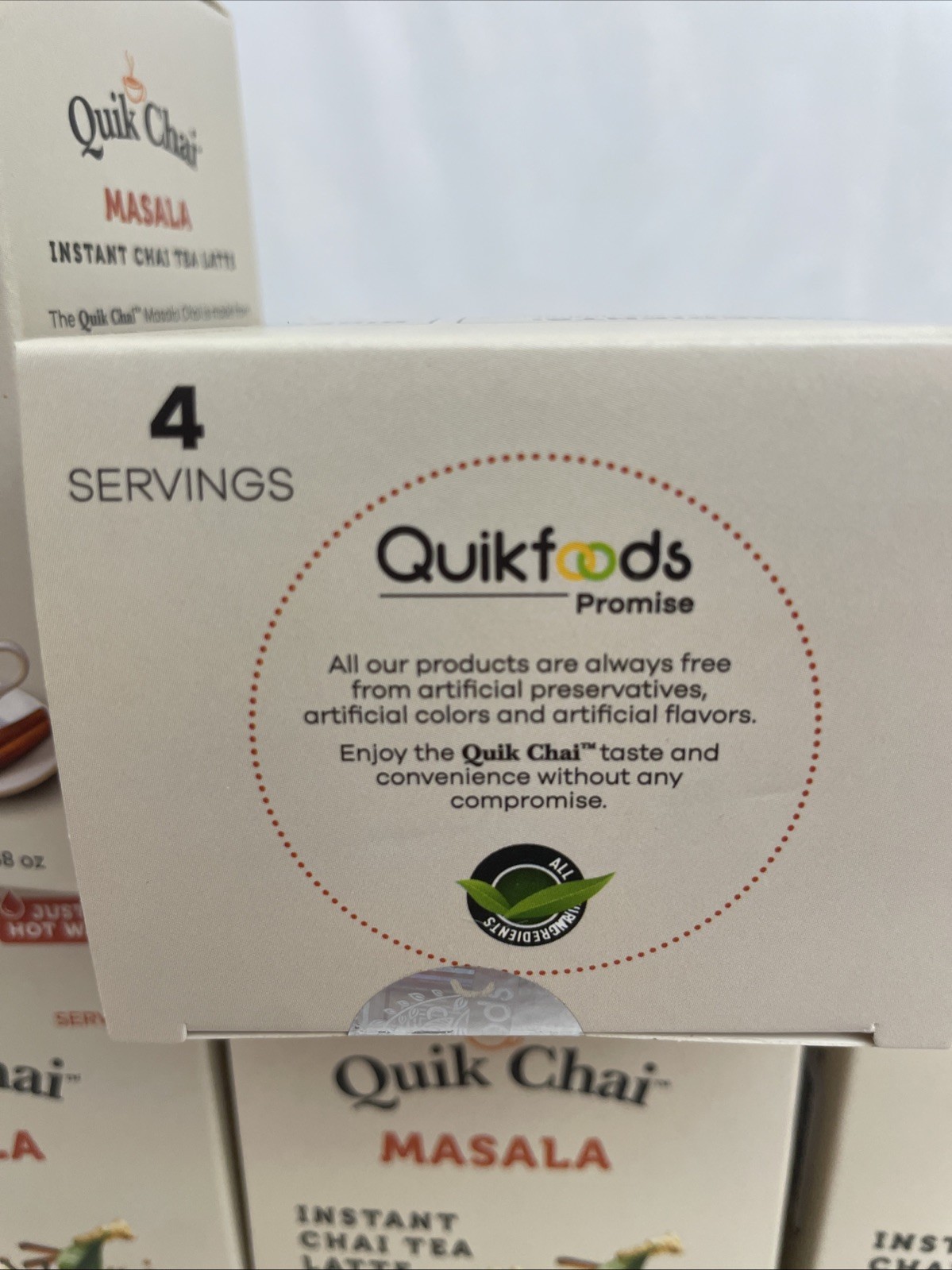 6 Boxes Quik Tea Masala Chai Tea Latte Instant Mix Packets Sealed NEW 24 Packs