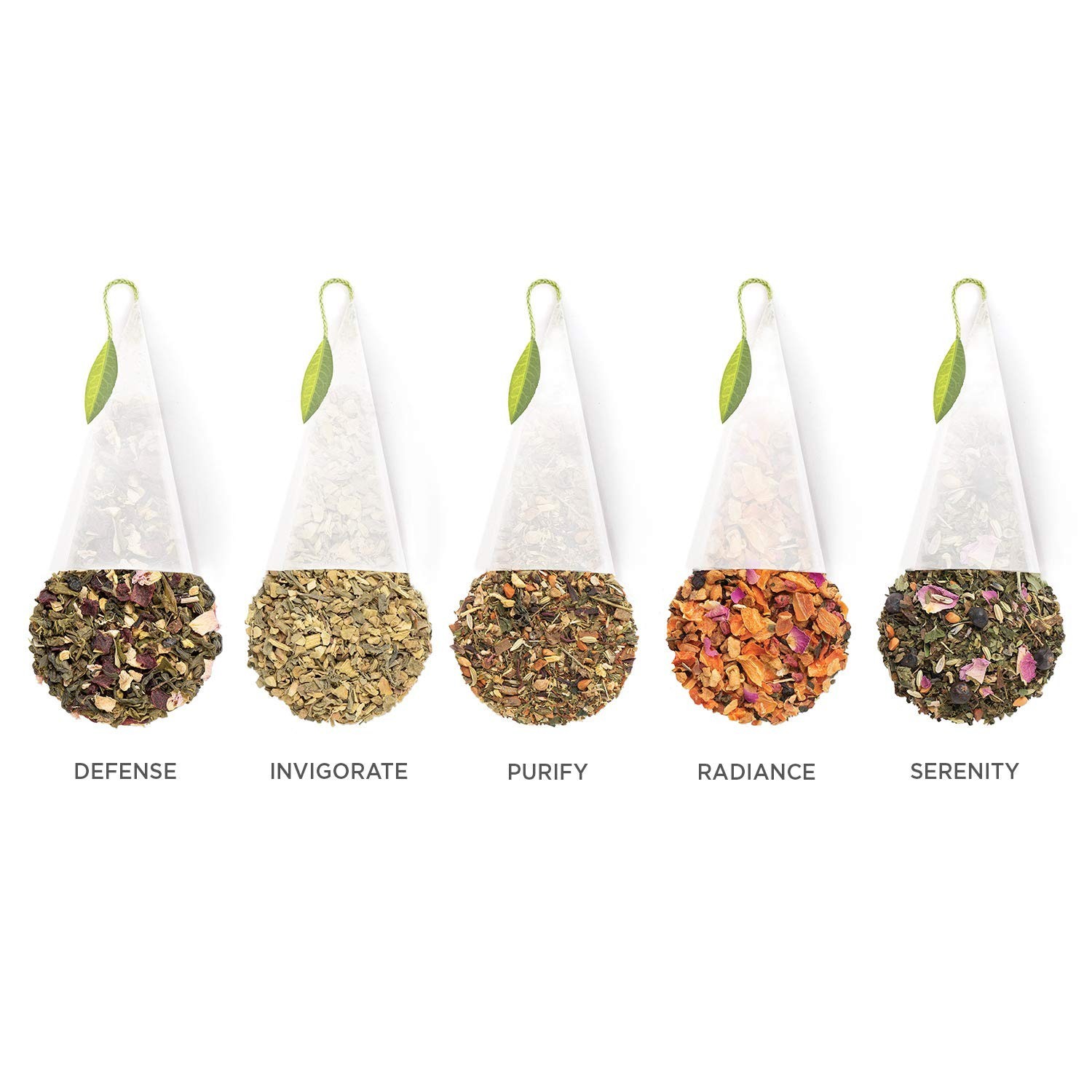 Premium Tea Gift Set – 20 Count Assorted Blends, Individually Wrapped Pyramid In