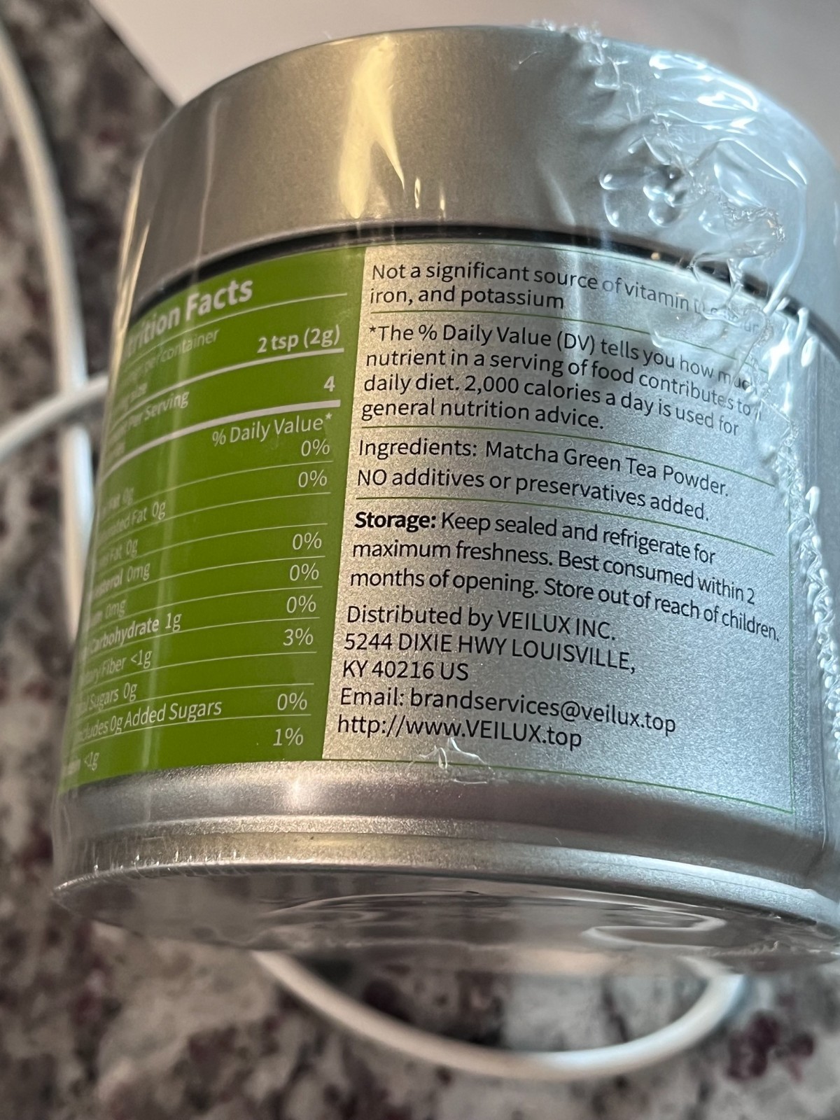 Veilux Premium Ceremonial Grade Matcha 100% Pure Unsweetened Green Tea Powder