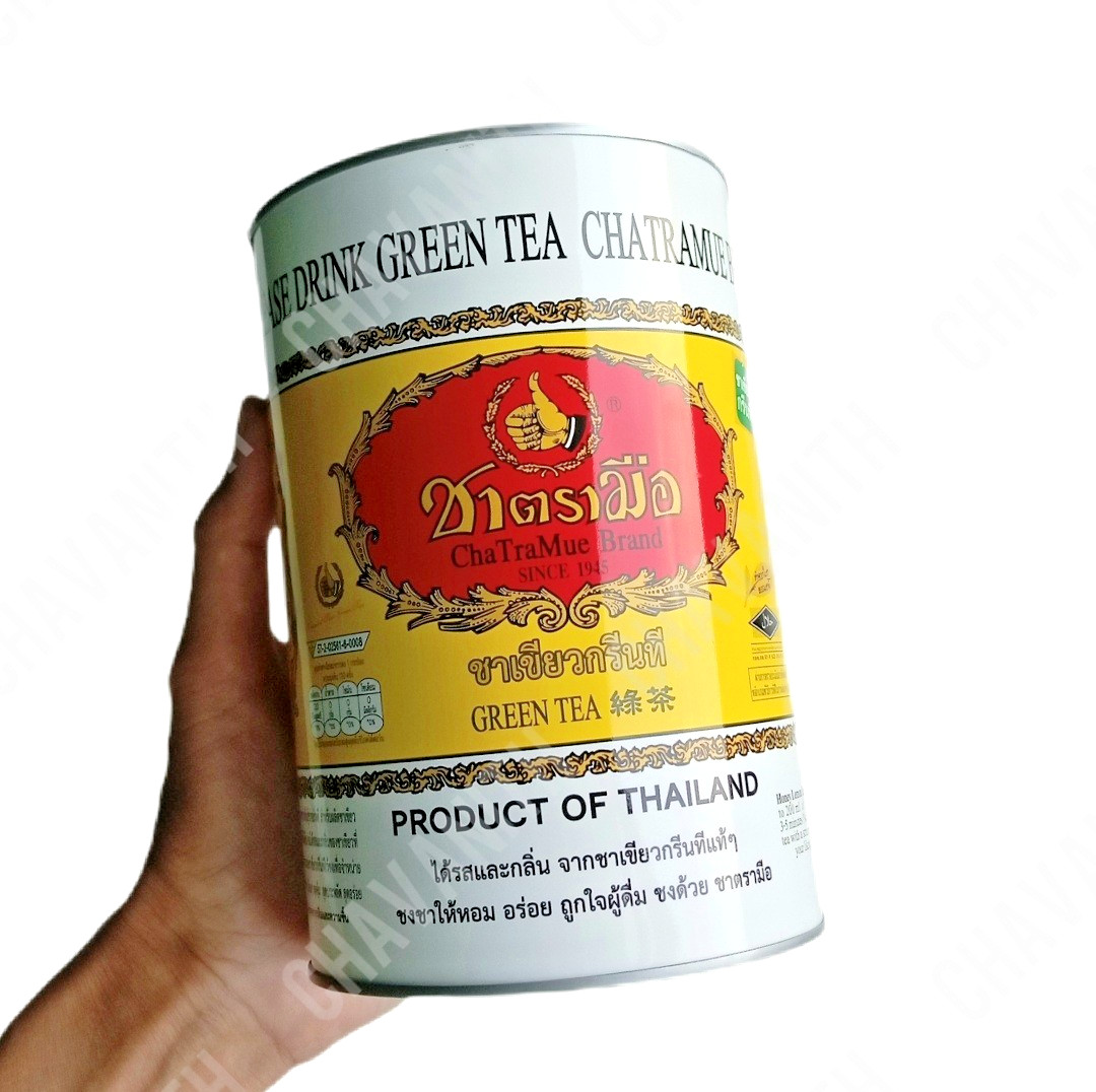 ChaTraMue Green Tea Powder Tin Can, No Artificial Colors 7.76 oz (220 g)【US DDP】