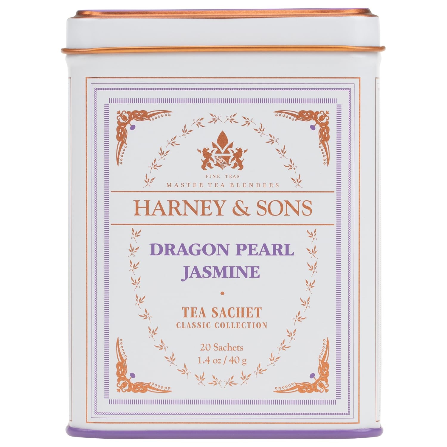 Harney & Sons Dragon Pearl Jasmine Tea, 20 20 Count (Pack of 1), Peal