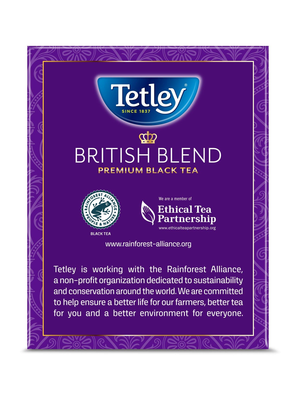 Tetley British Blend Premium Black Tea, 320 320 Tea Bags (Pack of 1),