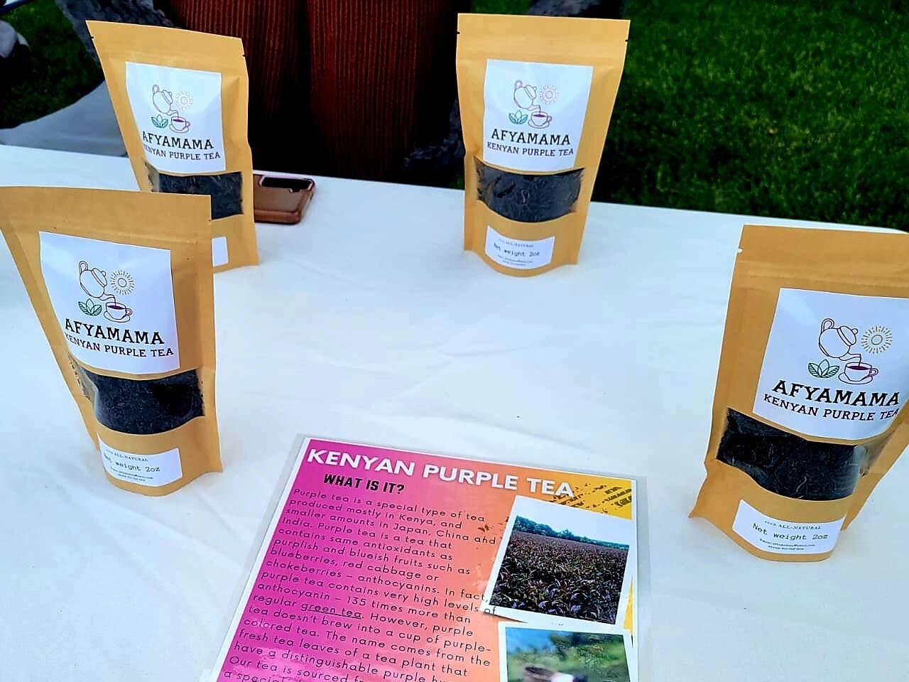 Kenyan Full Leaf Purple Tea Roasted | Antioxidants | Anti Aging | Healthy Weight