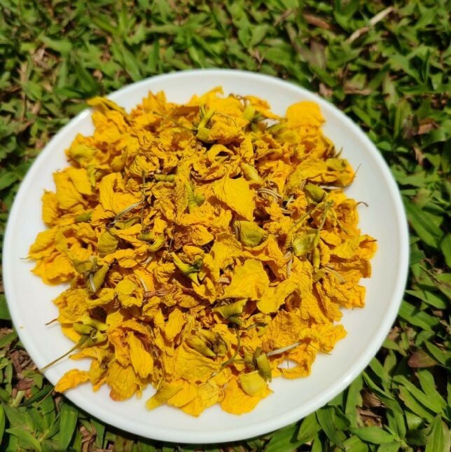 High Quality Organic Natural Sun dried Senna auriculata Ranawara mal Herbal Tea