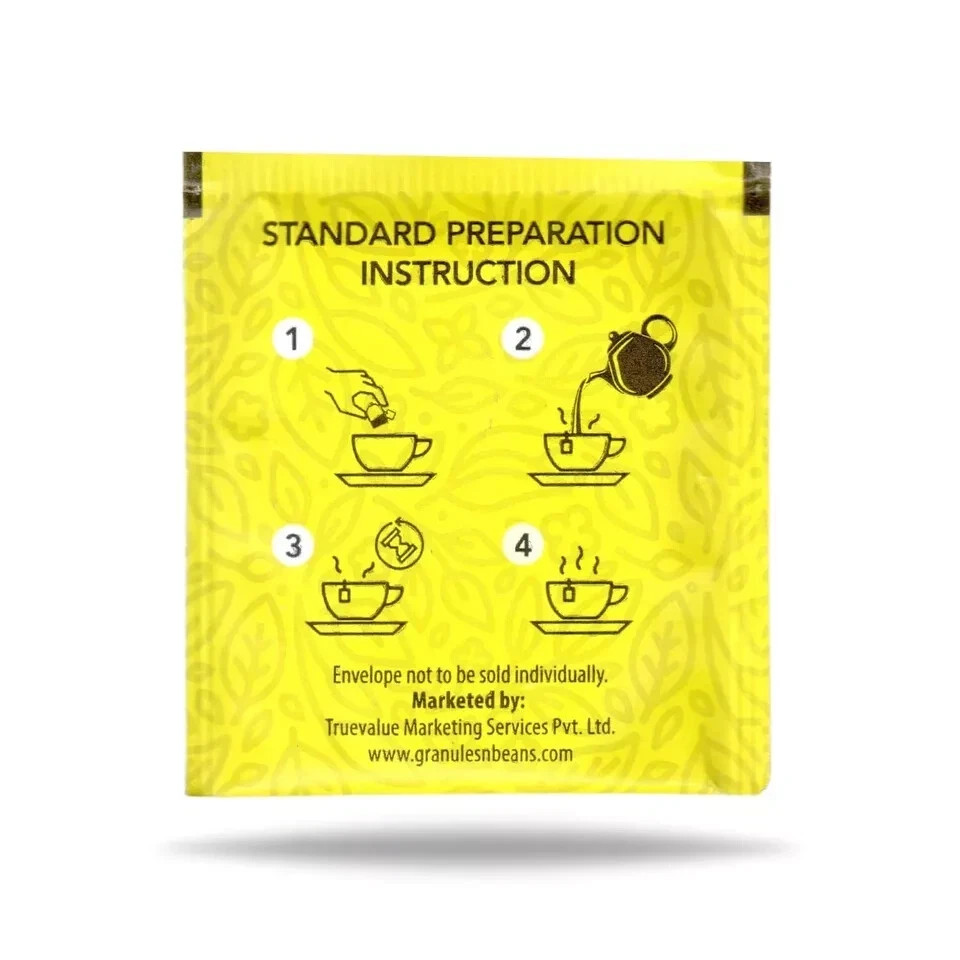 Granules n Beans Lemon Tea 100 Tea Bags Free Shipping World Wide