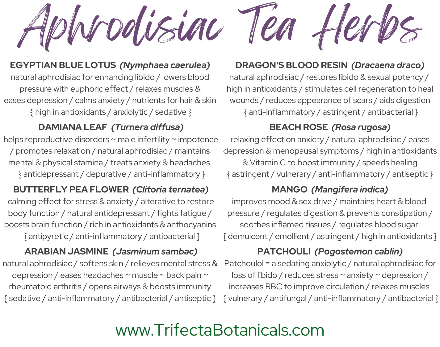 APHRODISIAC – Organic Herbal Tea Blend