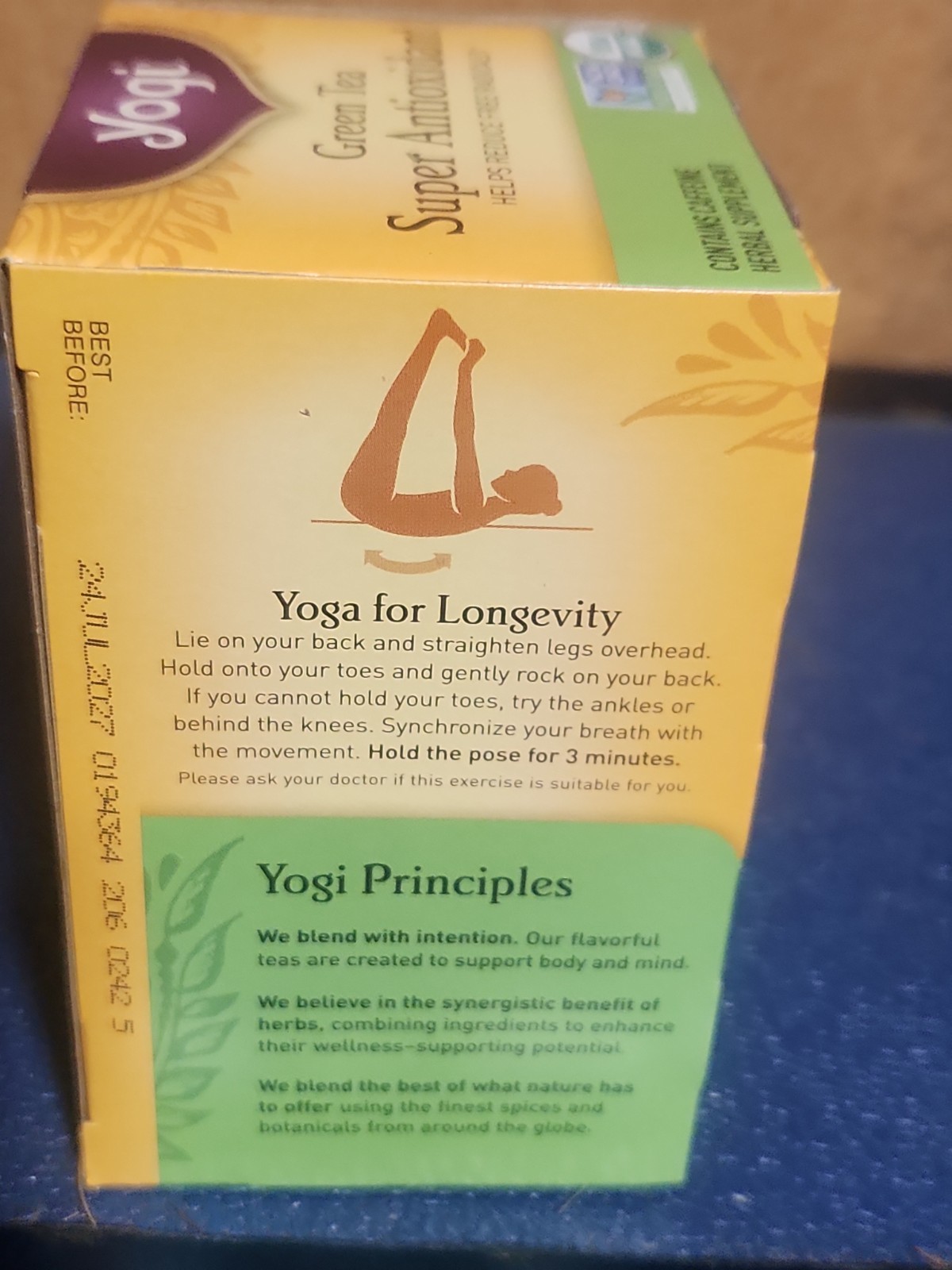 Green Tea Super Antioxidant Yogi Herbal Supplement. Exp 7/27