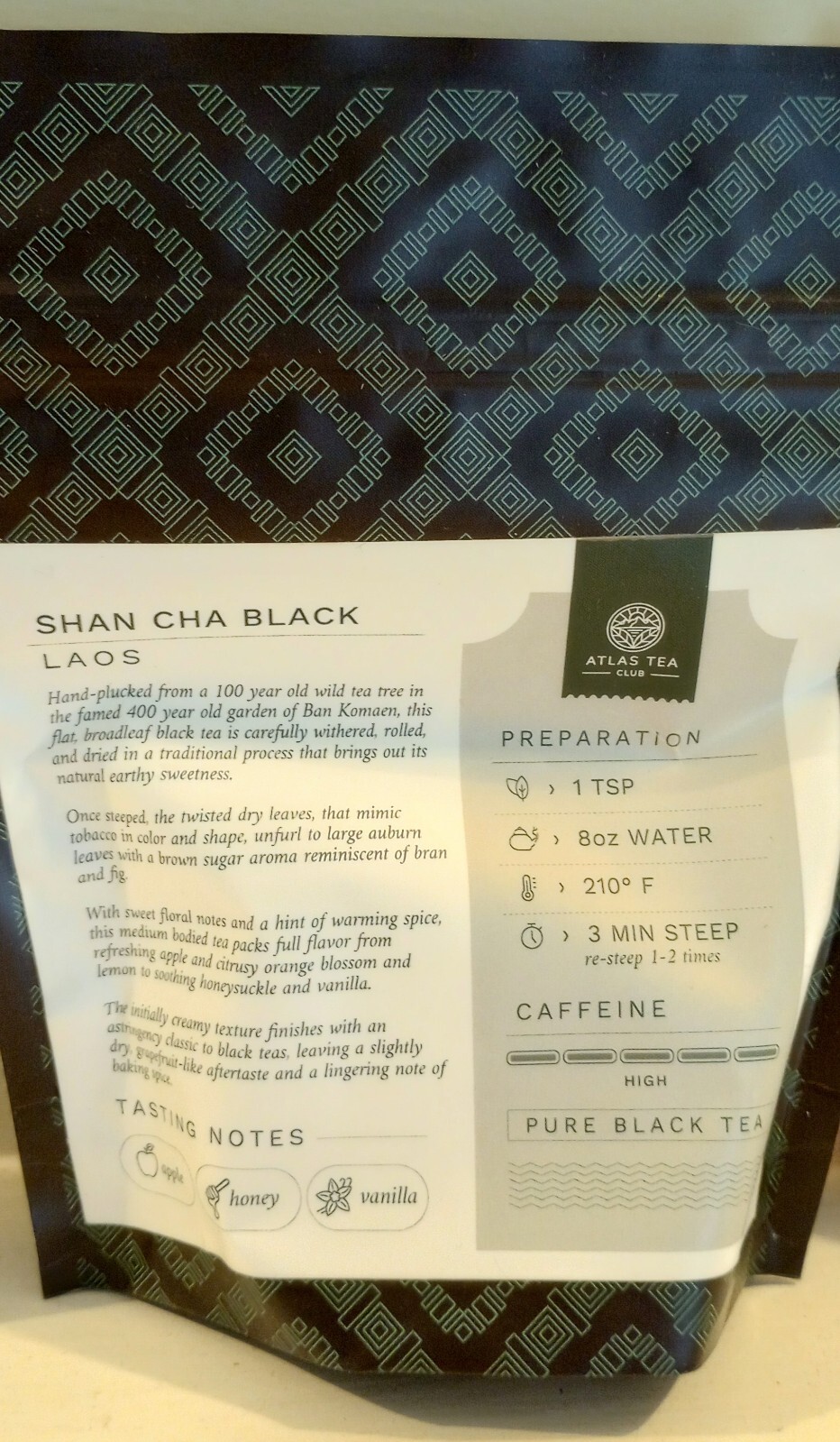 Atlas Tea Club 4 Bags of Assorted Loose Leaf Black and White Tea