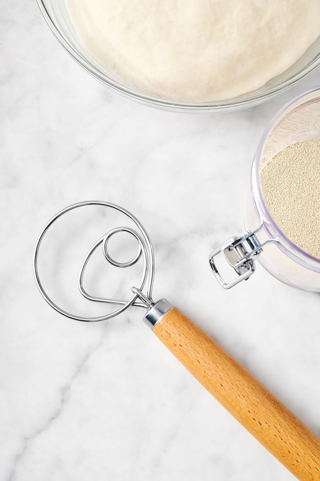 King Arthur Baking Company Baker’s Batter Whisk, Triple-Loop, 18/8 Silver