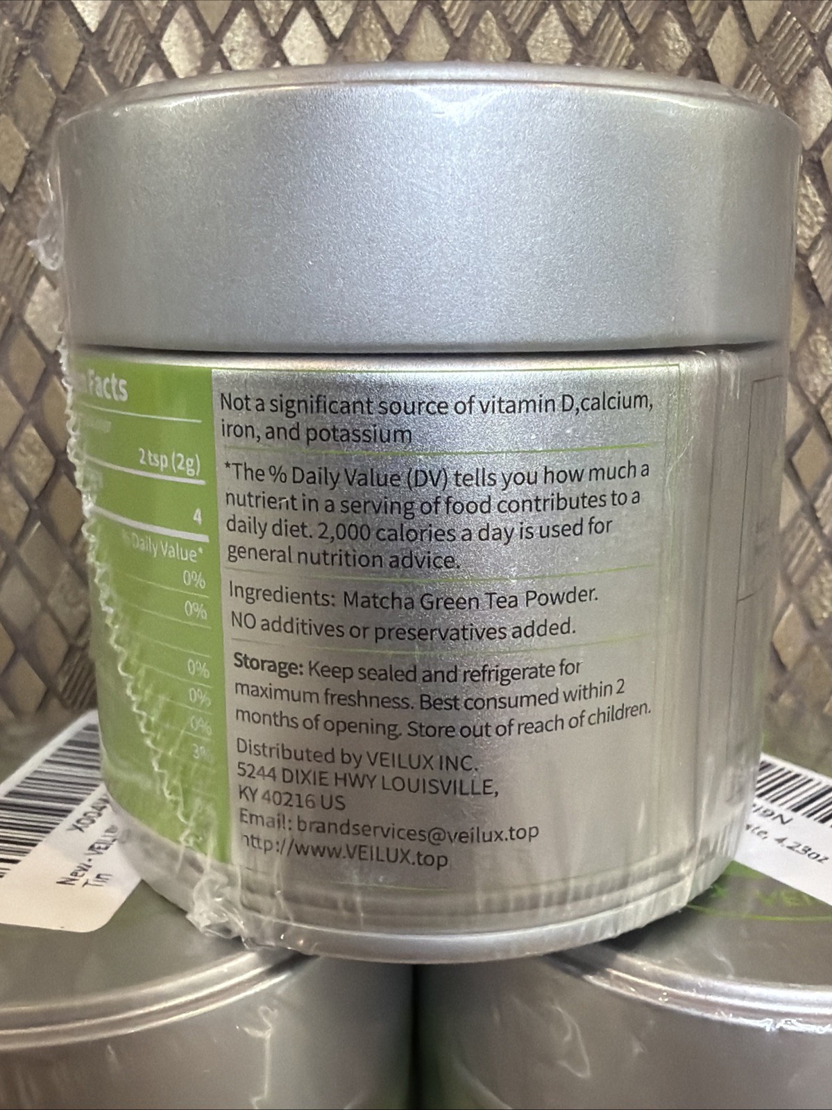 3 PK Veylux Premium Ceremonial Grade Matcha Powder Tea & Infusion 120g