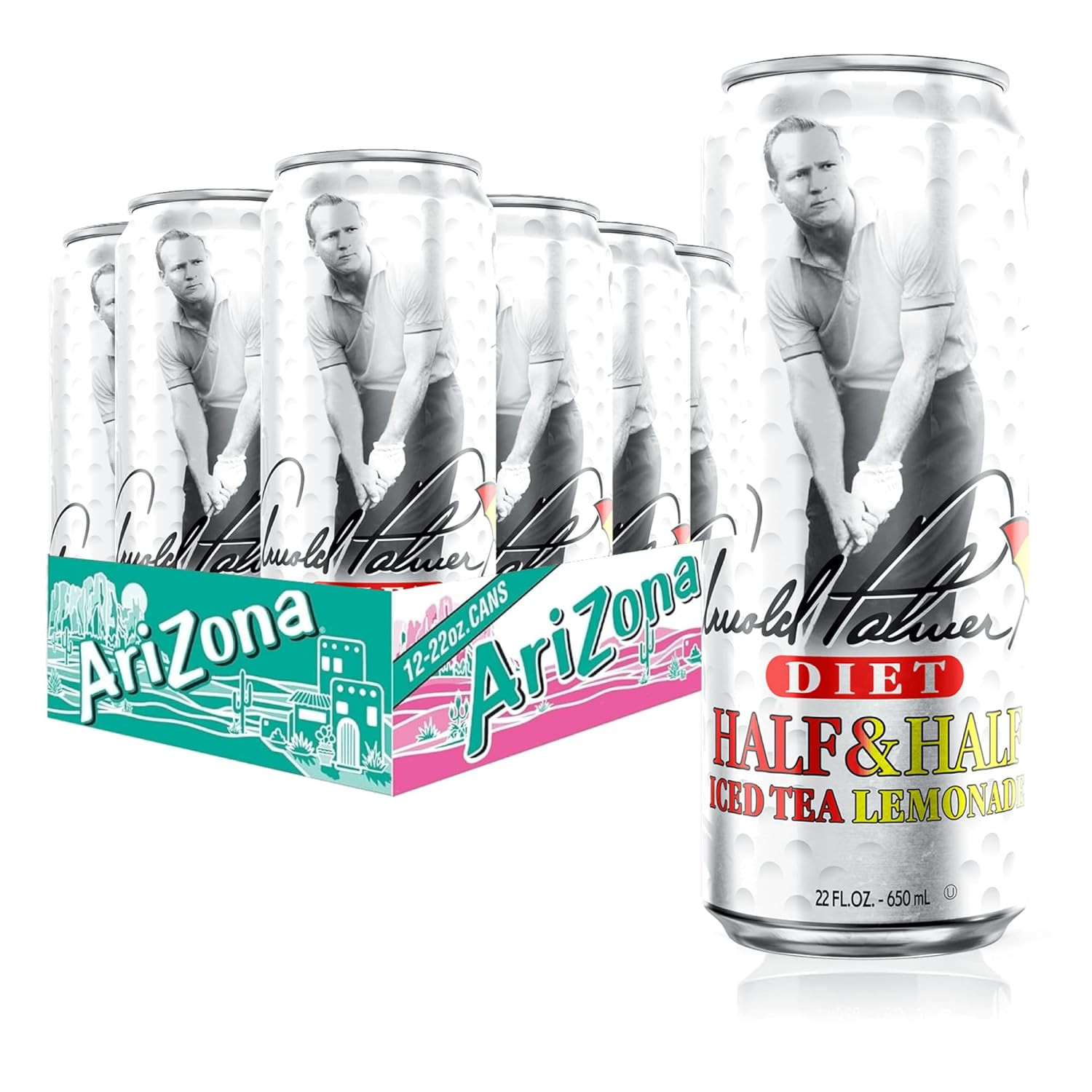 Black and White Tea – Big Can, 22 Fl Oz (Pack of 12)