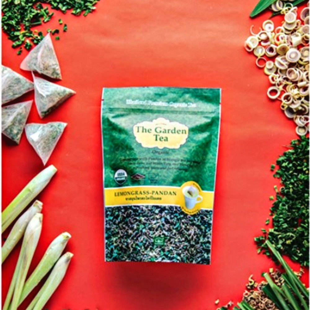 Tea Herbal Lemongrass Pandans Organic Natural Premium Drink The Garden Tea Set 3