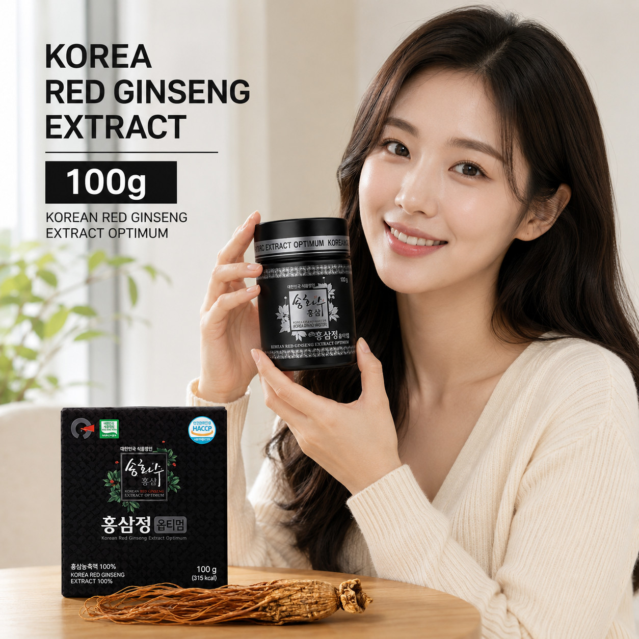 Korean 6 Years Red Ginseng Concentrate Optimum 100g by Songhwa Su