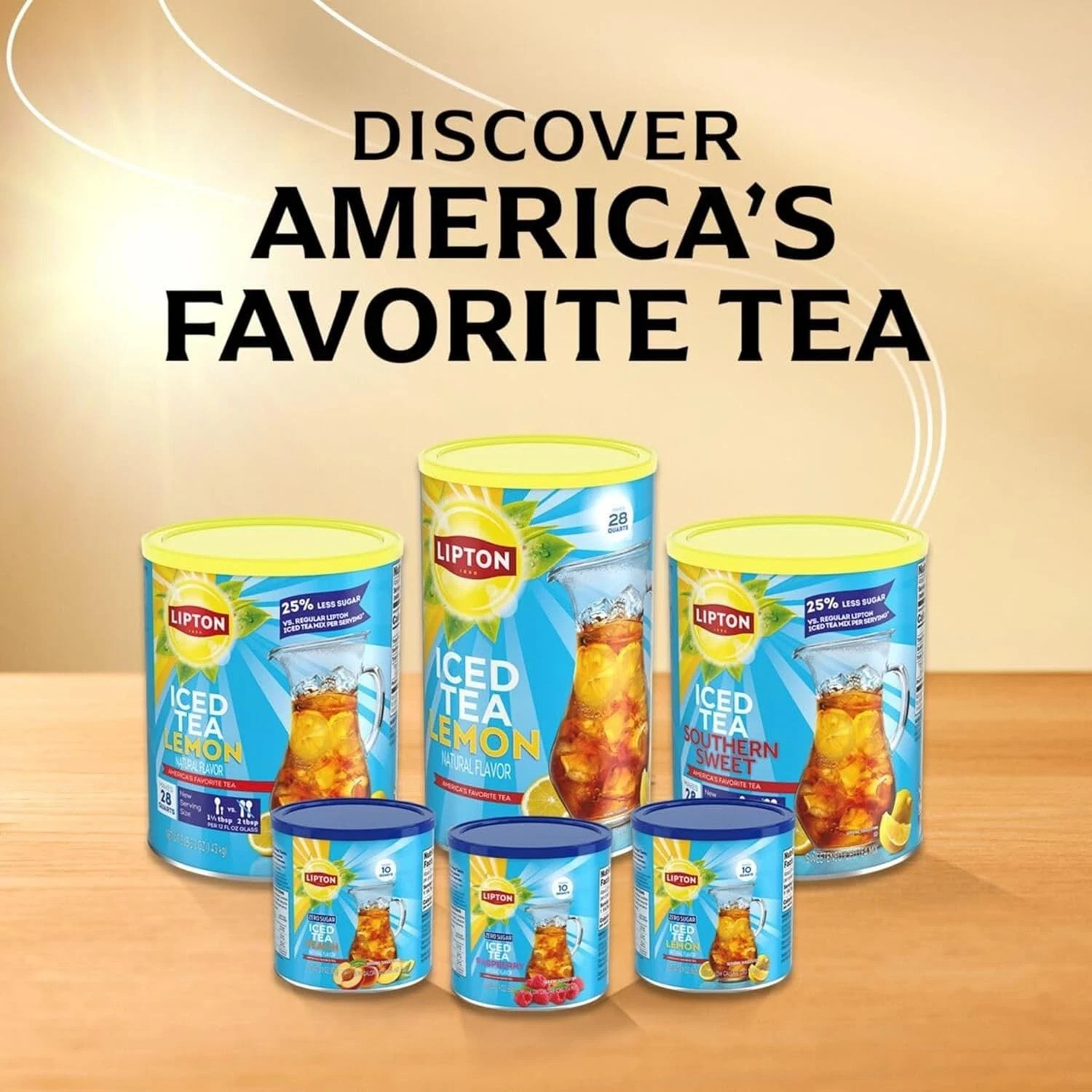Lipton Unsweetened Iced Tea, Mix, 2.6 Oz Free Shipping