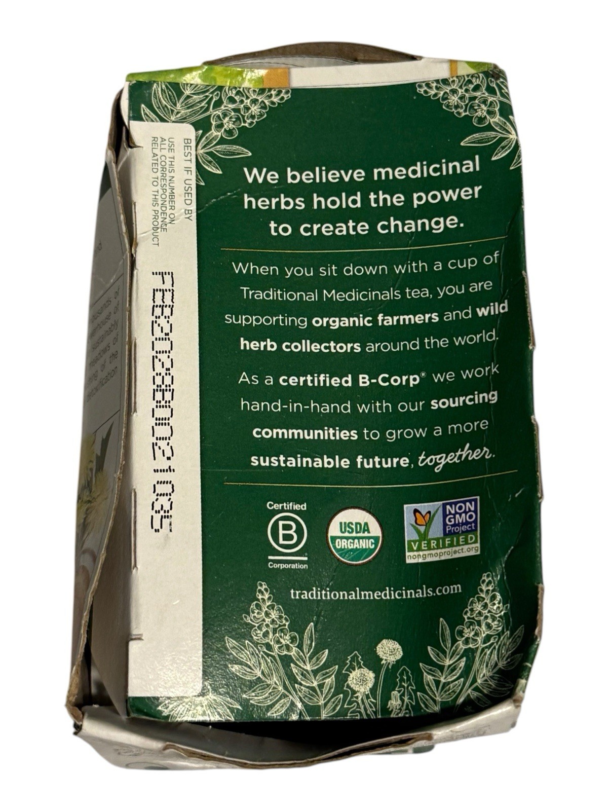 Traditional Medicinals Organic Dandelion Leaf & Root Tea – 16 Bags – Ex: 2/28