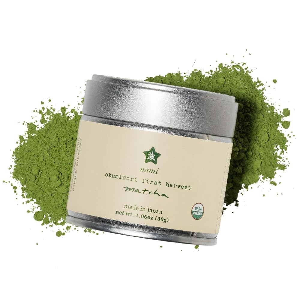 Nami Matcha | Okumidori First Harvest – 30g | USDA Organic, Smooth & Vibrant…