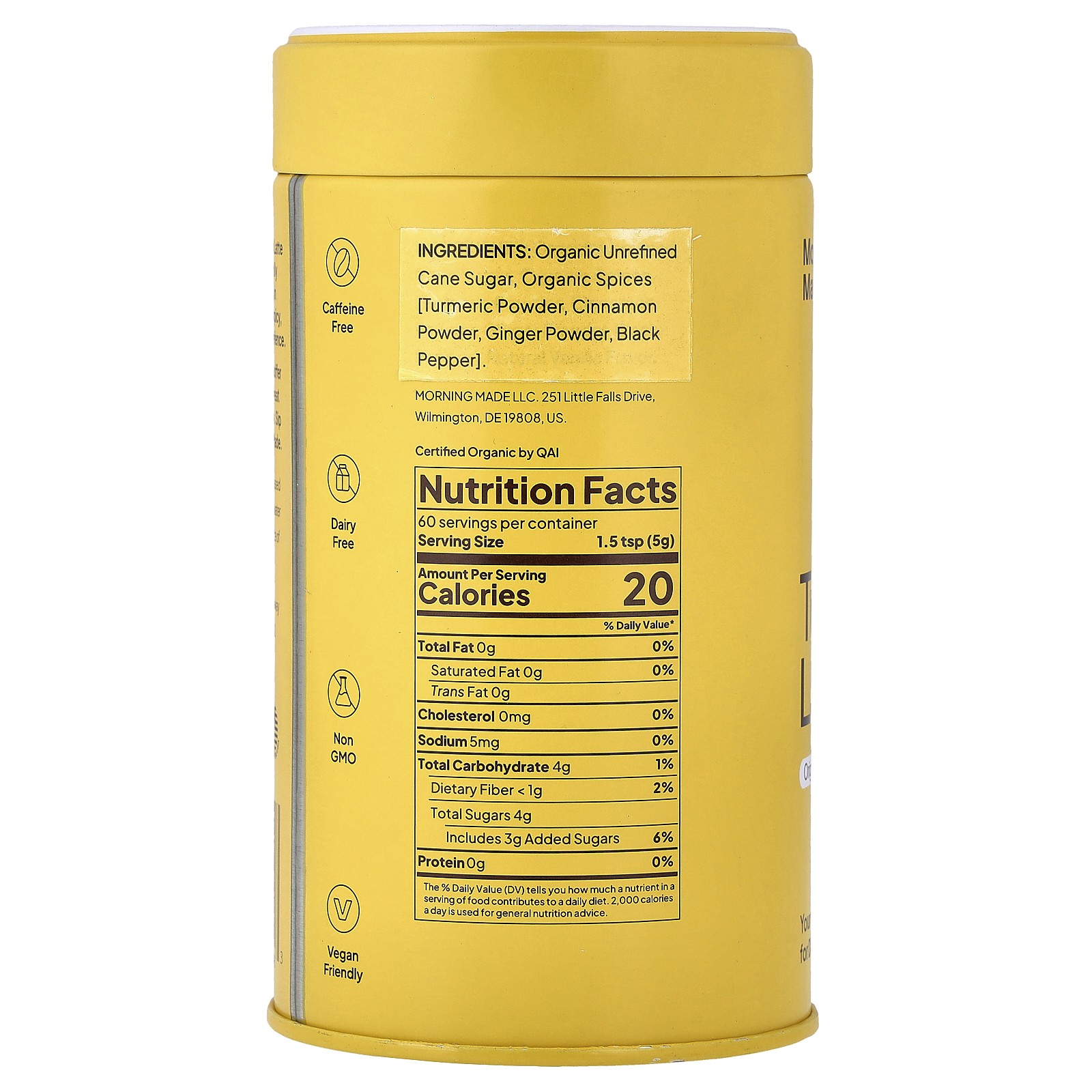 Turmeric Latte, Original, 10.58 oz (300 g)