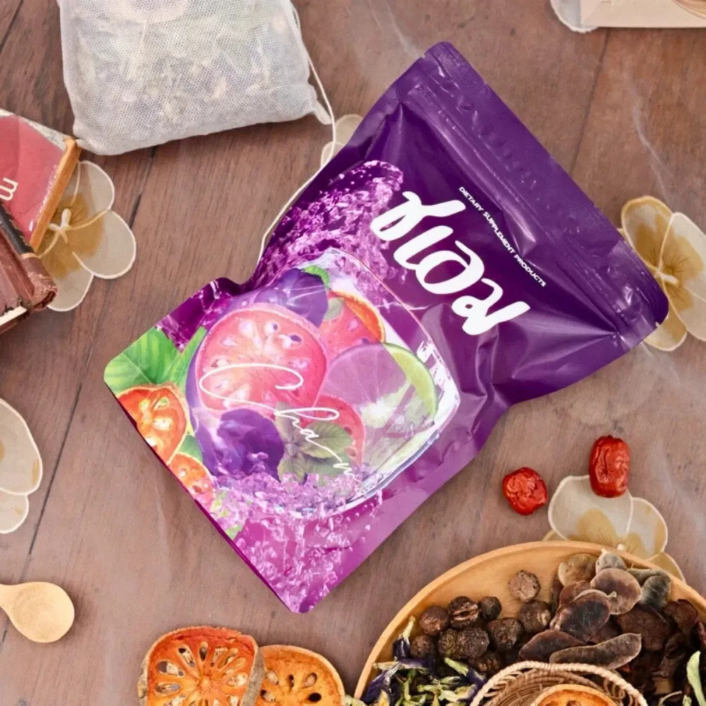 Cha-M Herbal Tea 150g x 4 Bags Thai Herbal Drink Natural Blend