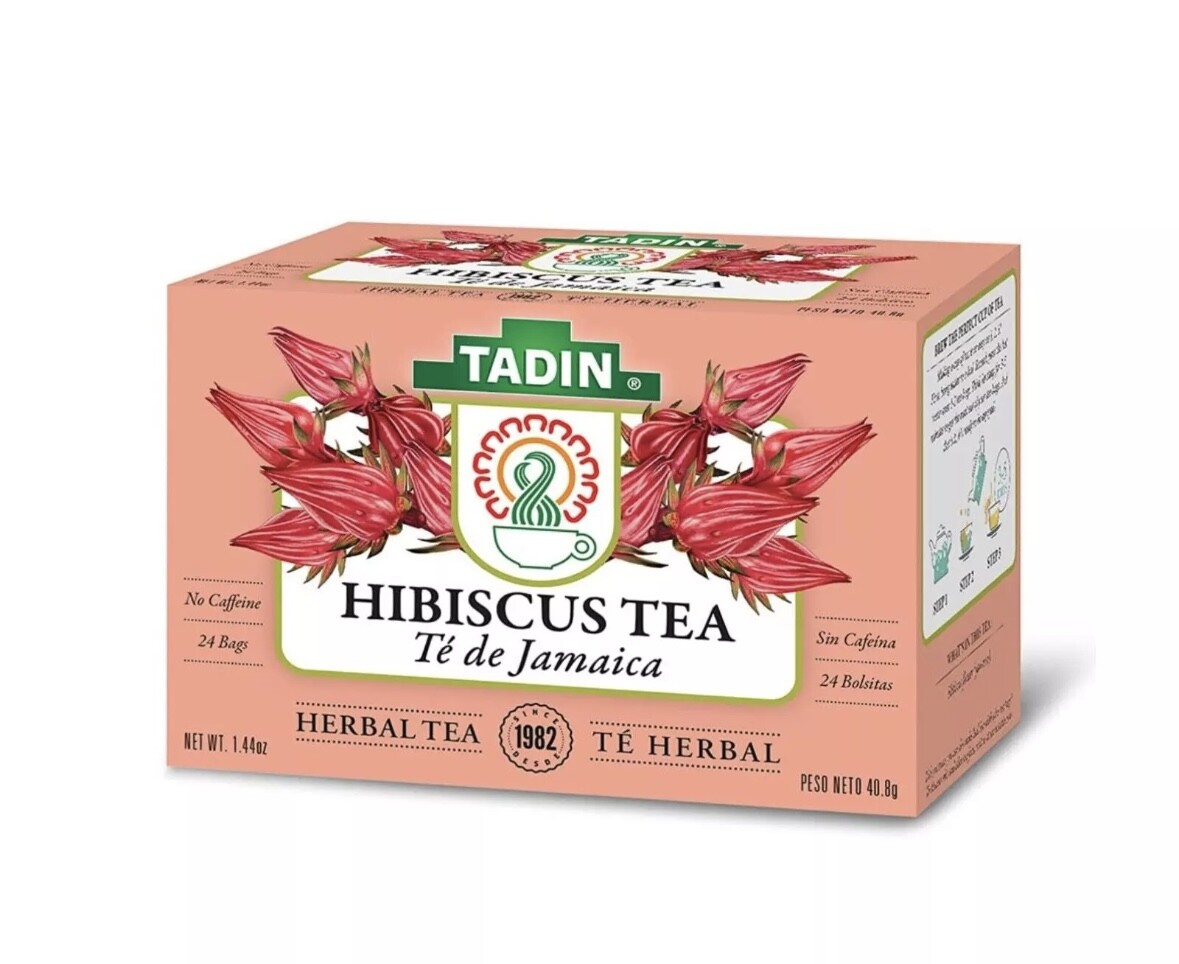 Tadin Hibiscus Herbal Tea with antioxidants (24 Bags each )