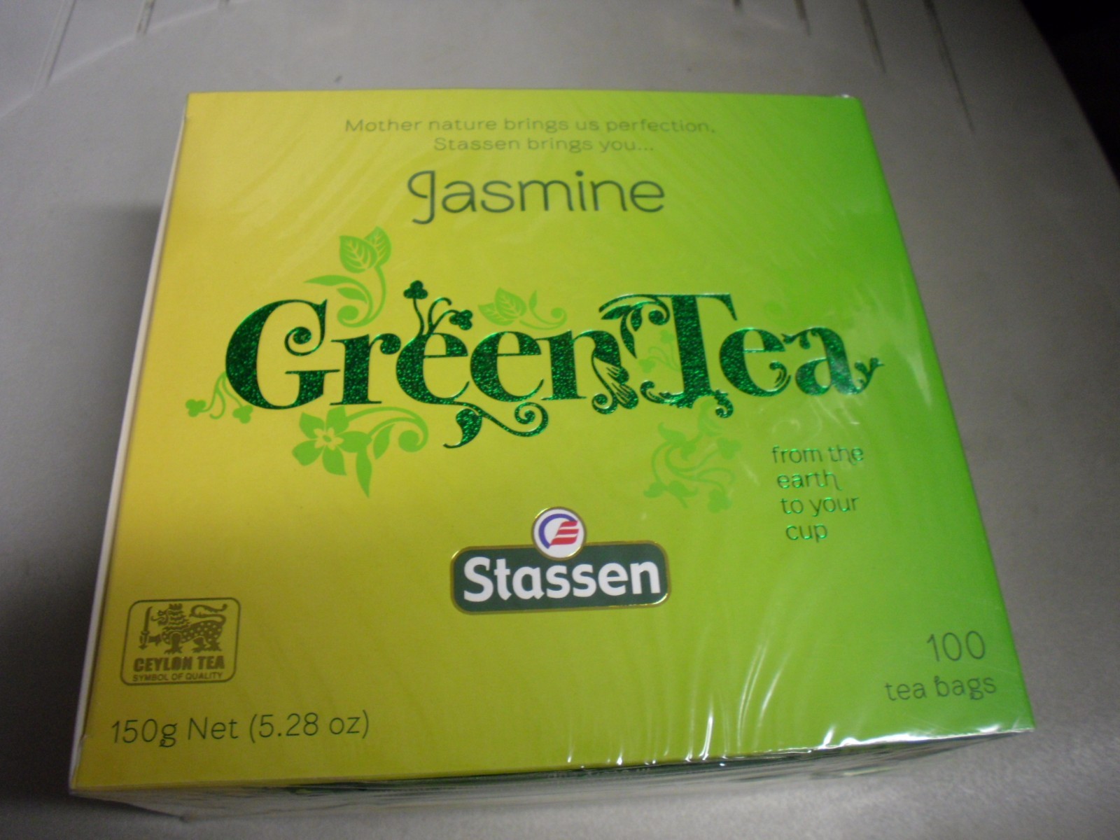6 Box New Stassen Pure Jasmine Green Tea 100 Tea Bags Quality #1 FREE SHIPPING