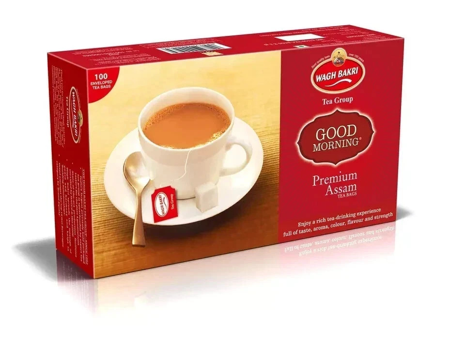 Wagh Bakri Premium Assam Tea with Envelop, 200g Free Shipping World Wide