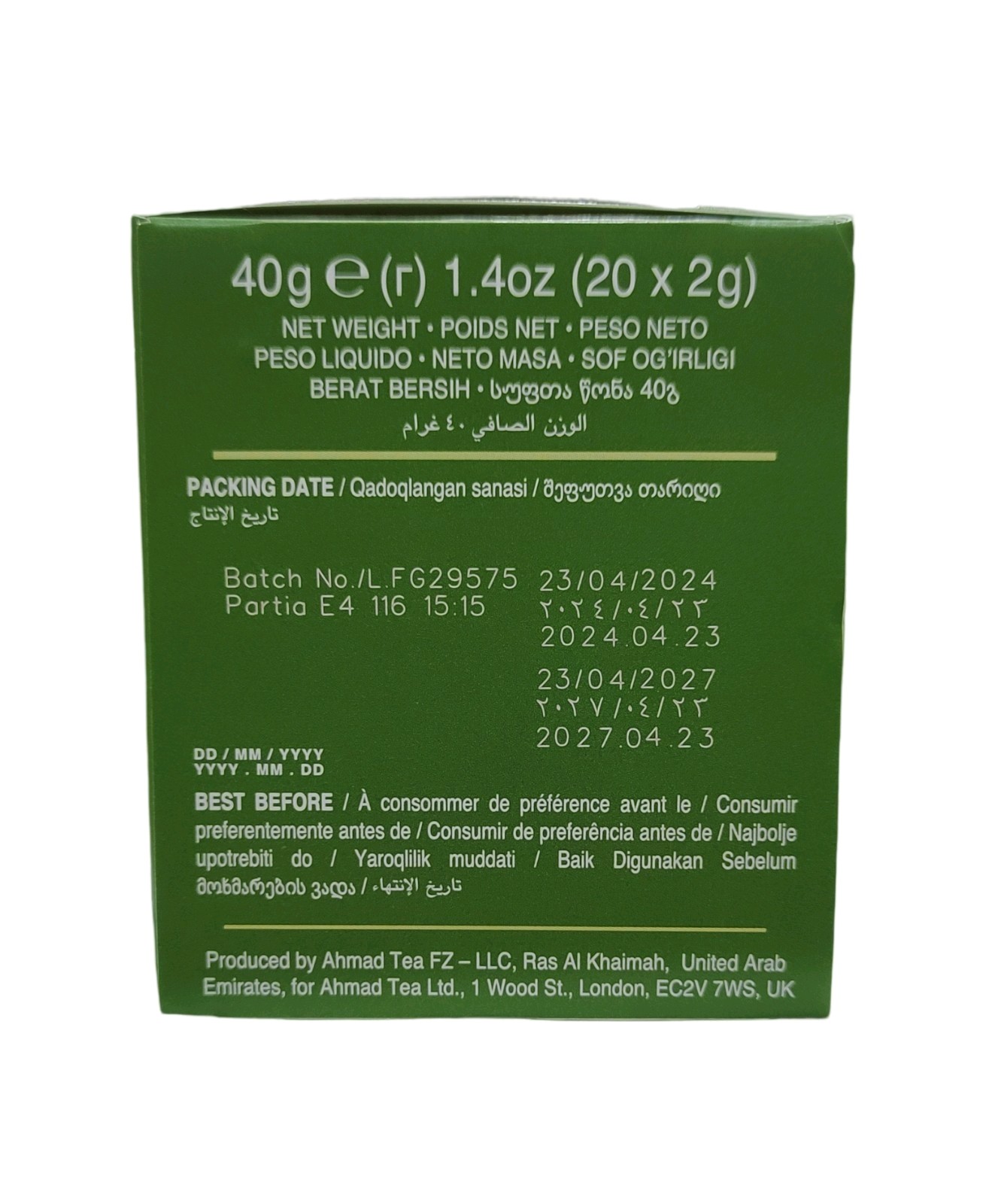 JASMINE BLOSSOM GREEN TEA 30 Free Dipper Bags (Not 20) Non-GMO STASH Quality