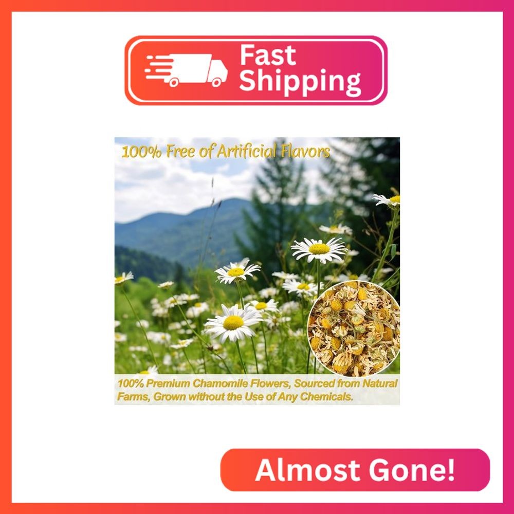 135 Premium Chamomile Tea Bags, Made with 100% Pure Natural Chamomile Flower, Ca