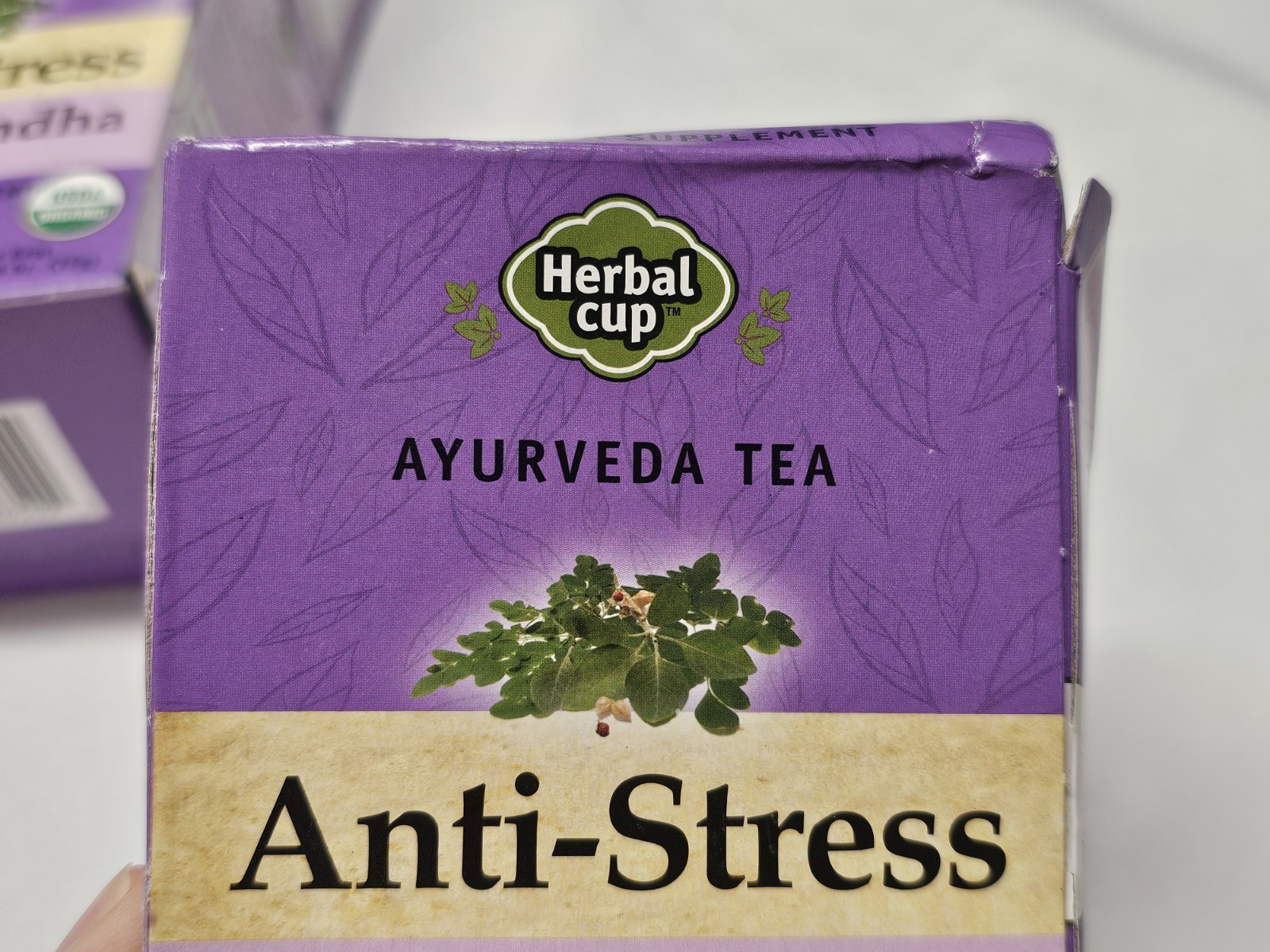 96 Bags Total 6 Boxes X 16 Pack Ayurveda Herbal Cup Anti Stress Ashwagandha Tea