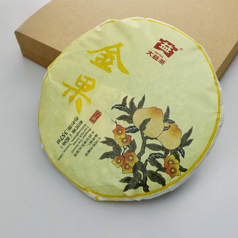 Golden Fruit * 2016 Menghai Tea Factory TAETEA Puerh Shu Dayi Ripe Puer Tea 357g