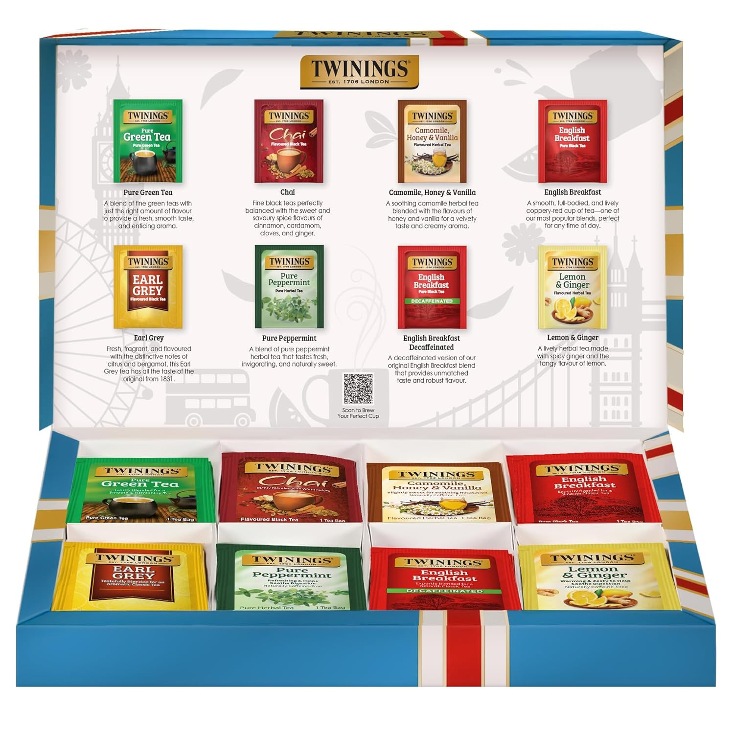 Twinings English Breakfast Black Tea Individually Wrapped Bags, 100 Count (Pack