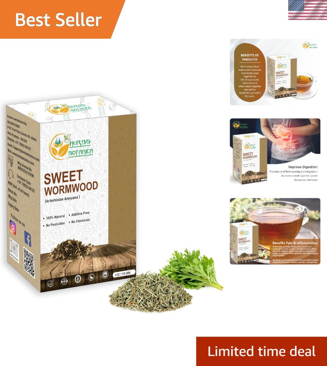 4oz Sweet Wormwood Tea – Medicinal Grade Artemisia Annua for Wellness