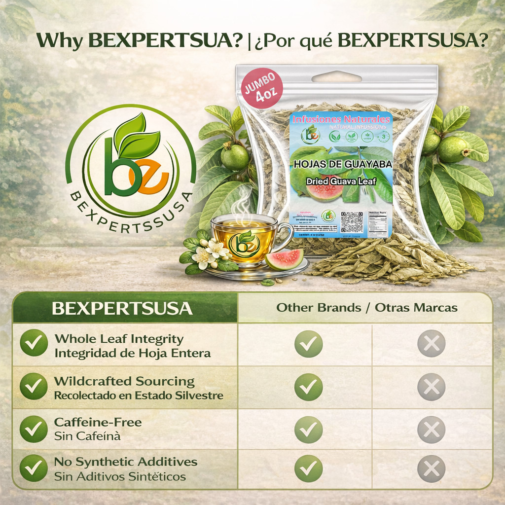Hojas de Guayaba Té (Whole Dried Guava Leaf Tea) – 4oz (113g) | Crafted by Natur